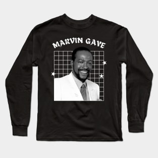 Marvin gaye --- aesthetic Long Sleeve T-Shirt